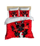 Lenjerie de pat dubla King (IT), 3 piese, 212, Pearl Home, Bumbac