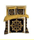 Lenjerie de pat dubla King (IT), 3 piese, 3D7, Pearl Home, Bumbac