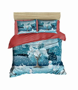 Lenjerie de pat dubla King (IT), 3 piese, 432, Pearl Home, Bumbac