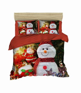 Lenjerie de pat dubla King (IT), 3 piese, 433, Pearl Home, Bumbac