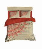 Lenjerie de pat dubla King (IT), 3 piese, 434, Pearl Home, Bumbac