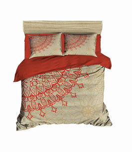 Lenjerie de pat dubla King (IT), 3 piese, 434, Pearl Home, Bumbac