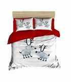 Lenjerie de pat dubla King (IT), 3 piese, 440, Pearl Home, Bumbac