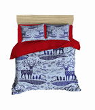 Lenjerie de pat dubla King (IT), 3 piese, 453, Pearl Home, Bumbac
