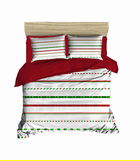 Lenjerie de pat dubla King (IT), 3 piese, 458, Pearl Home, Bumbac