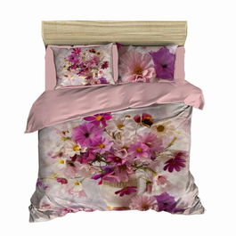 Lenjerie de pat dubla Super King (EU) (IT), 3 piese, 112, Pearl Home, Bumbac