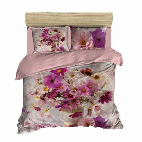 Lenjerie de pat dubla Super King (EU) (IT), 3 piese, 112, Pearl Home, Bumbac
