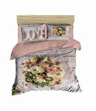 Lenjerie de pat dubla Super King (EU) (IT), 3 piese, 149, Pearl Home, Bumbac
