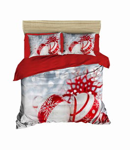 Lenjerie de pat dubla Super King (EU) (IT), 3 piese, 406, Pearl Home, Bumbac
