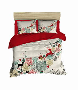 Lenjerie de pat dubla Super King (EU) (IT), 3 piese, 451, Pearl Home, Bumbac