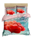 Lenjerie de pat dubla King (FR), 3 piese, 211, Pearl Home, Bumbac