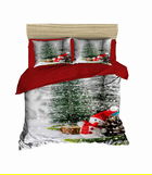 Lenjerie de pat dubla King (FR), 3 piese, 424, Pearl Home, Bumbac
