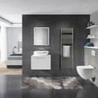 Set covoraș de baie (2 bucăți), Alanur Home, 21011715KA, Poliester, Maro
