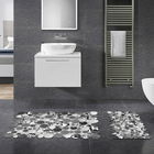 Set covoraș de baie (2 bucăți), Alanur Home, 21013015GR, Poliester, Gri