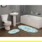 Set covoraș de baie (2 bucăți), Alanur Home, 21015815MV, Poliester, Albastru