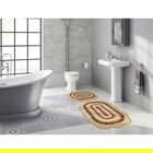 Set covoraș de baie (2 bucăți), Alanur Home, 21016815VZ, Poliester, Bej