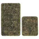 Set covoraș de baie (2 bucăți), Alanur Home, COTTONKT000179, Bumbac, Verde