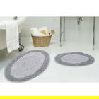 Set covoraș de baie (2 bucăți), Alanur Home, COTTONKT000418, Bumbac, Gri