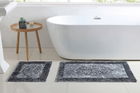 Set covoraș de baie (2 bucăți), Alanur Home, COTTONKT000207, Bumbac, Antracit
