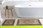 Set covoraș de baie (2 bucăți), Alanur Home, COTTONKT000209, Bumbac, Maro