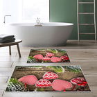 Set covoraș de baie (2 bucăți), Alanur Home, KT426, Poliester, Multicolor