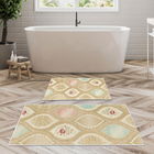 Set covoraș de baie (2 bucăți), Alanur Home, KT458, Poliester, Multicolor