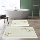 Set covoraș de baie (2 bucăți), Alanur Home, KT459, Poliester, Multicolor