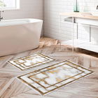 Set covoraș de baie (2 bucăți), Alanur Home, KT477, Poliester, Multicolor