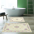 Set covoraș de baie (2 bucăți), Alanur Home, KT484, Poliester, Multicolor