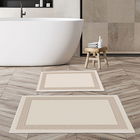 Set covoraș de baie (2 bucăți), Alanur Home, KT493, Poliester, Multicolor
