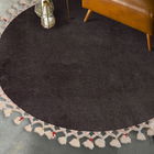 Covoraș de baie, Alanur Home, 1282, Fibre acrilice, Antracit