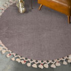 Covoraș de baie, Alanur Home, 1284, Fibre acrilice, Gri