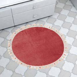 Covoraș de baie, Alanur Home, 1636, Fibre acrilice, Fucsia