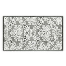 Prosop de maini, L'appartement , Damask Yard Dyed, Bumbac, Alb / Gri