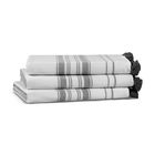 Prosop de maini, L`appartement , One Side Striped, Bumbac, Alb negru