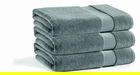 Prosop de maini, L`appartement , Valencia Hand, 80% Bumbac/20% Bambus, Gri inchis