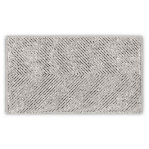 Prosop de baie, L`appartement , Chevron, Bumbac, Gri deschis