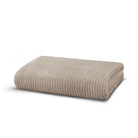 Prosop de baie, L`appartement , Modal Waffle (76 x 142), 50% Tesatura modala/50% Bumbac, Maro
