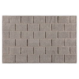 Covoraș de baie, L'appartement , Tile, 50x80 cm, Bumbac, Maro