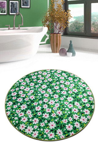 Covoraș de baie, Chilai Home, Cladant Djt (80 cm), Poliester, Multicolor