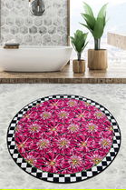 Covoraș de baie, Chilai Home, Habena Djt (80 cm), Poliester, Multicolor