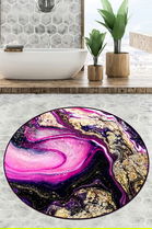 Covoraș de baie, Chilai Home, Pastry Djt (80 cm), Poliester, Multicolor