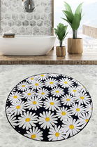 Covoraș de baie, Chilai Home, Primula Djt (80 cm), Poliester, Multicolor