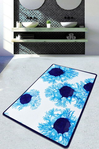 Covoraș de baie, Chilai, Unravel Djt 70x120, 70x120 cm, Poliester, Multicolor