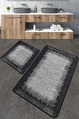 Set covoraș de baie (2 bucăți), Chilai, Esper, Poliester, Multicolor