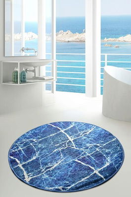 Covoraș de baie, Chilai, Denim DJT (100 cm), Micropoliamida, Multicolor