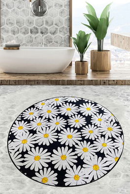 Covoraș de baie, Chilai Home, Primula Djt (120 cm), Poliester, Multicolor