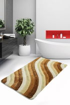 Covoraș de baie, Chilai Home, Colorful, 60x100 cm, Fibre acrilice, Multicolor