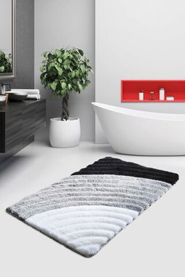 Covoraș de baie, Chilai Home, Well, 60x100 cm, Fibre acrilice, Multicolor