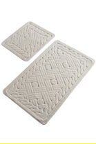 Set covoraș de baie (2 bucăți), Chilai, Daniel, Bumbac, Multicolor